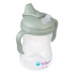 B.Box Kubek z miękkim ustnikiem Sage szałwiowy 240 ml, 4m+